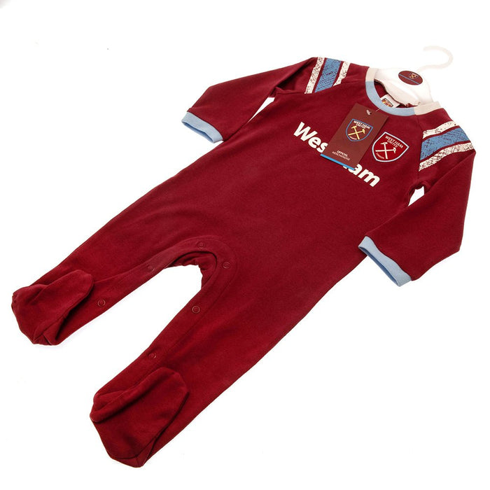 West Ham United FC Sleepsuit 9-12 Mths ST - Excellent Pick