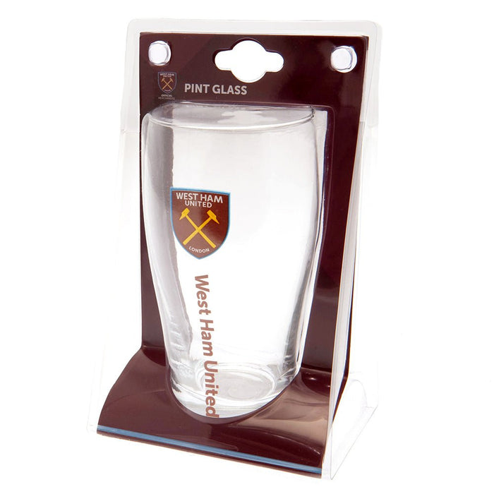 West Ham United FC Tulip Pint Glass - Excellent Pick