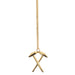 West Ham United FC 18ct Gold Plated on Silver Pendant & Chain