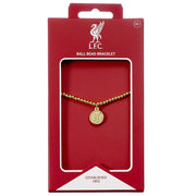 Liverpool FC Gold Finish Bead Bracelet