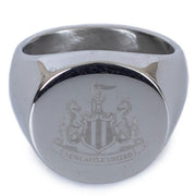 Newcastle United FC Round Signet Ring Medium