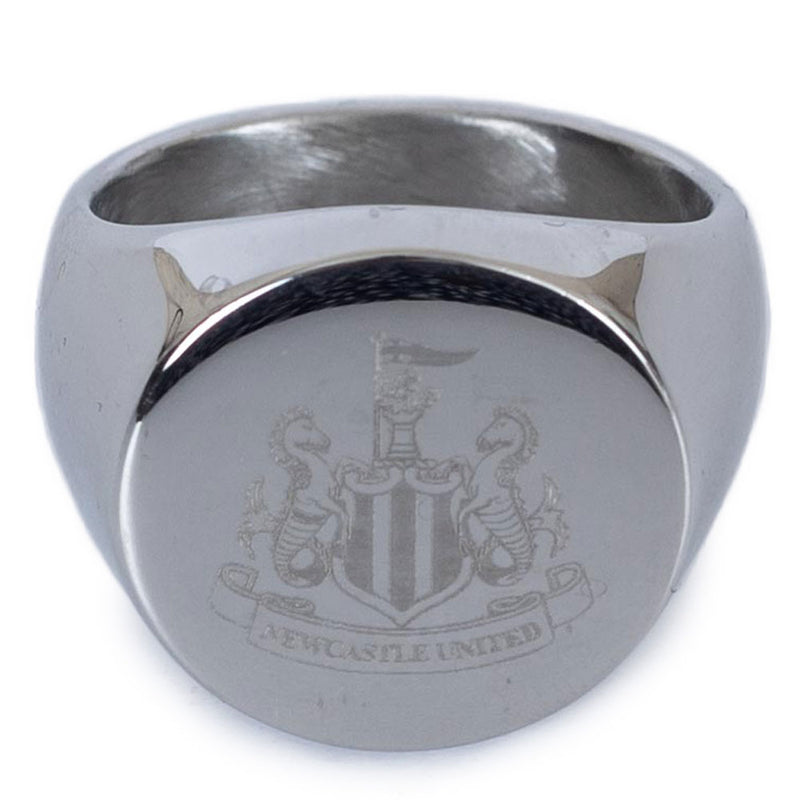 Newcastle United FC Round Signet Ring Medium