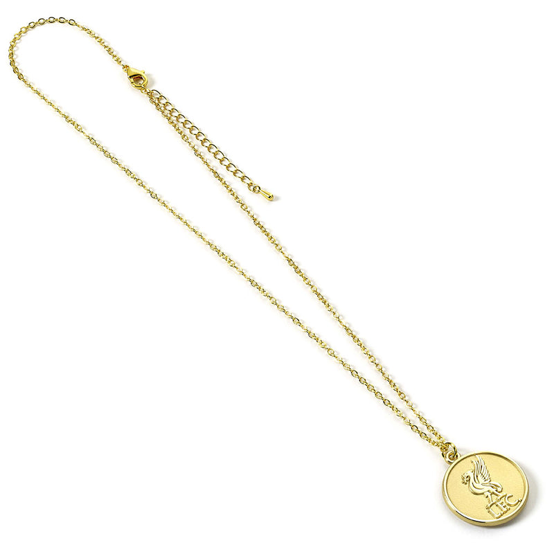 Liverpool FC Gold Finish Crest Necklace