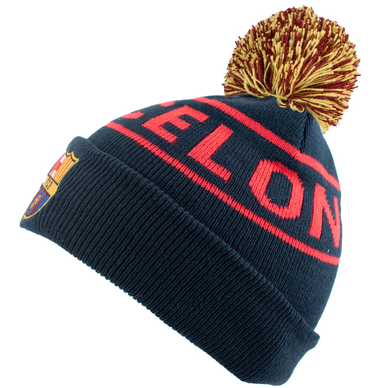 FC Barcelona Text Ski Hat