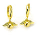 Harry Potter Gold Plated Golden Snitch Hoop Earrings