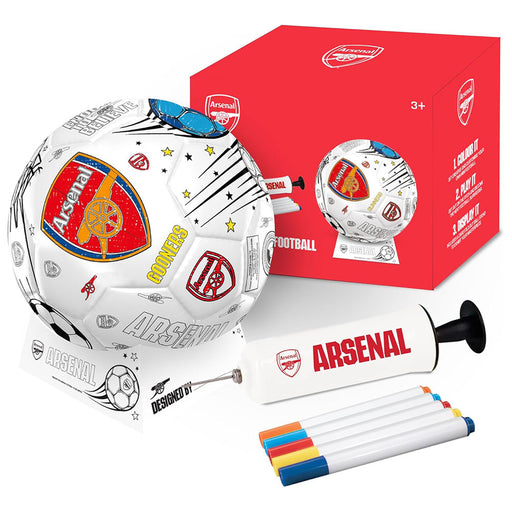 Arsenal FC 'Colour In' Mini Football Set