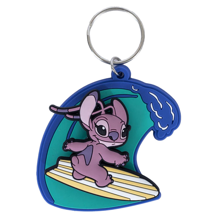 Lilo & Stitch Surfing Angel PVC Keyring