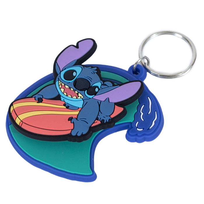 Lilo & Stitch Surfing Stitch PVC Keyring