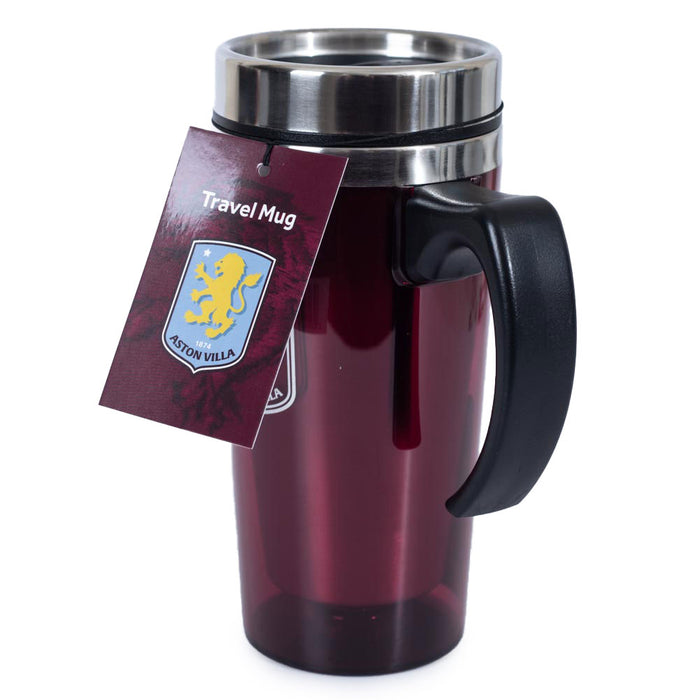 Aston Villa FC Handled Travel Mug