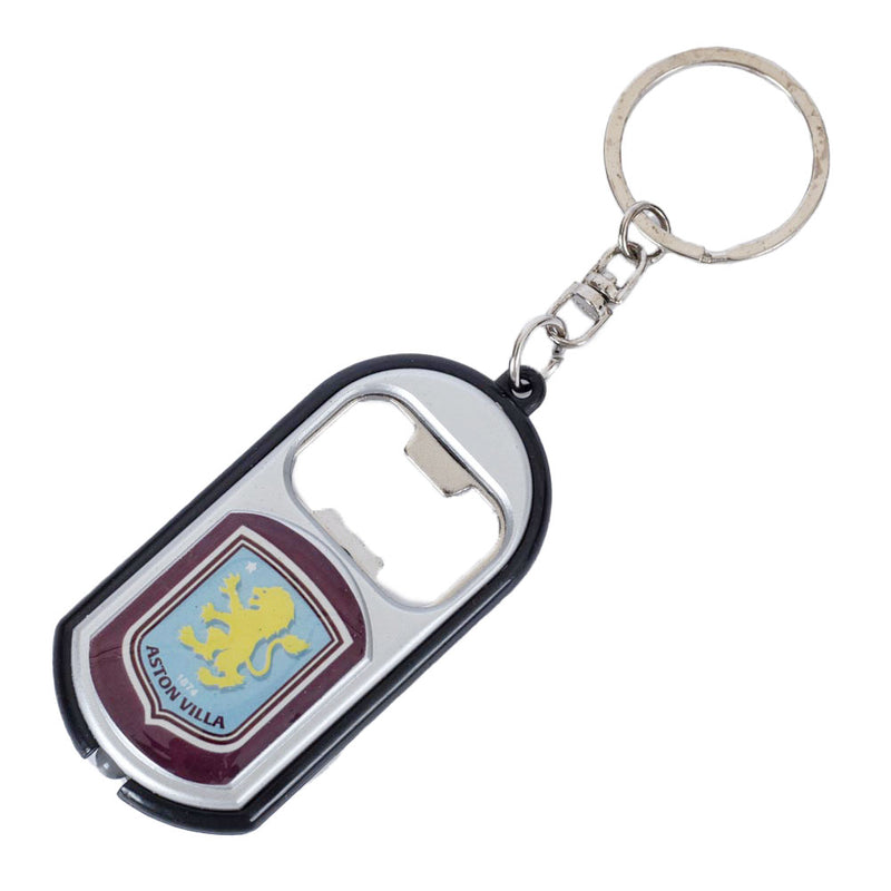 Aston Villa FC Keyring Torch Bottle Opener