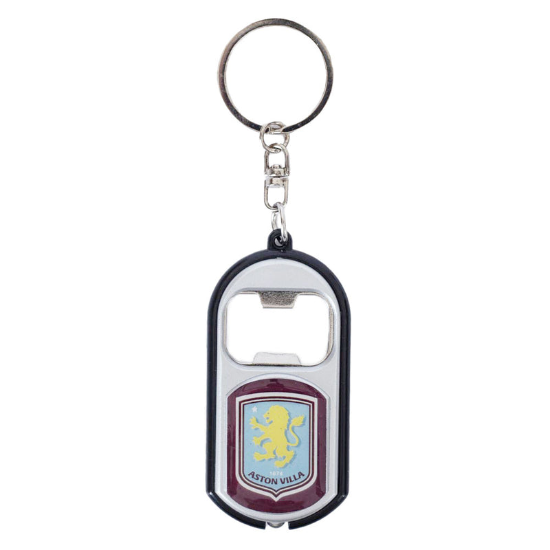 Aston Villa FC Keyring Torch Bottle Opener