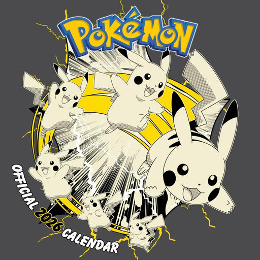 Pokemon Square Calendar 2026