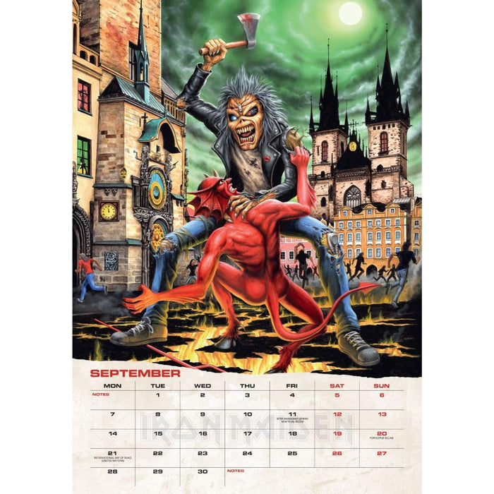 Iron Maiden A3 Calendar 2026