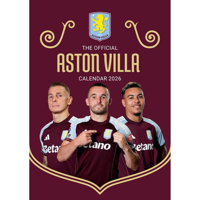 Aston Villa FC A3 Calendar 2026