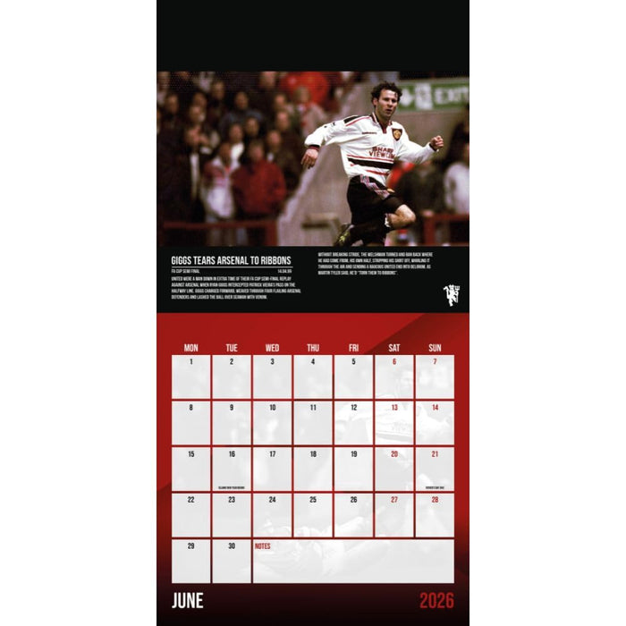 Manchester United FC Calendar & Diary Musical Gift Box 2026