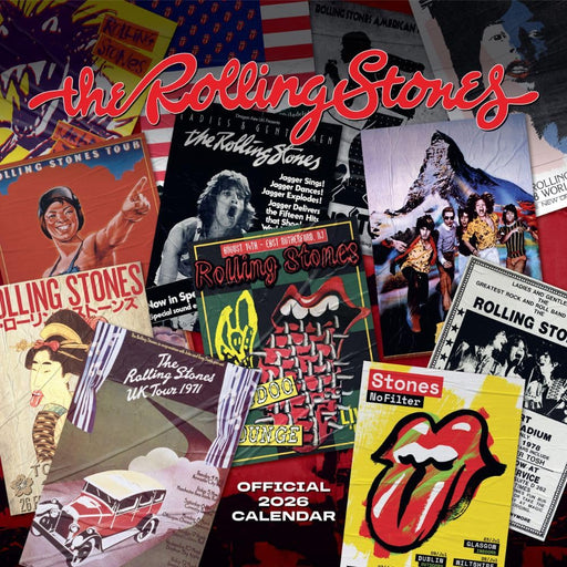 The Rolling Stones Square Calendar 2026