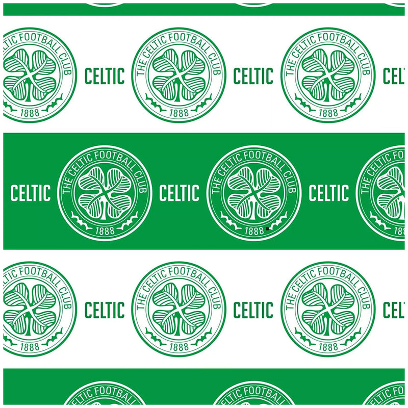 Celtic FC Text Gift Wrap