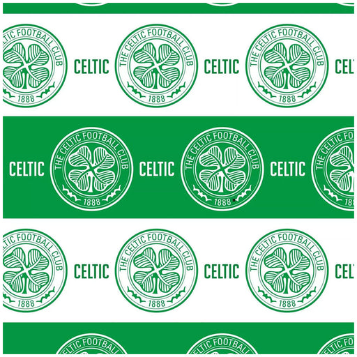 Celtic FC Text Gift Wrap