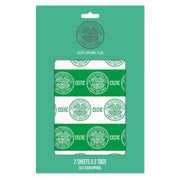 Celtic FC Text Gift Wrap