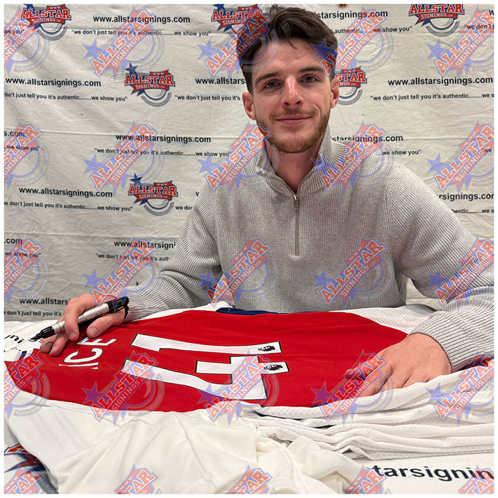 Arsenal FC Rice Signed Shirt