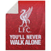 Liverpool FC Slogan Sherpa Fleece Blanket