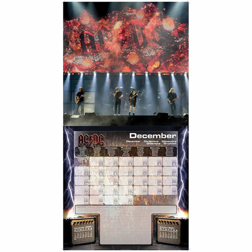AC/DC Square Calendar 2026