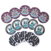 Newcastle United FC 15pk Retro Beer Mat Set