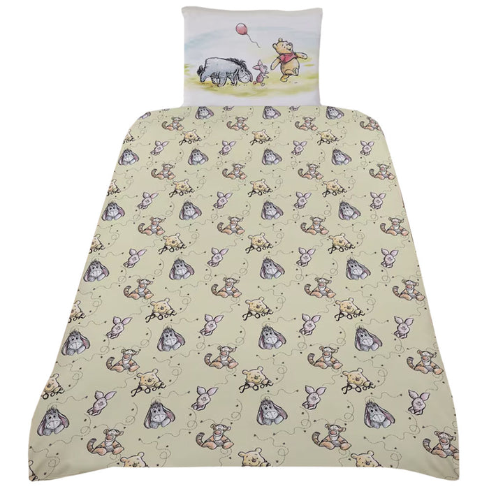 Winnie The Pooh Single Duvet Set