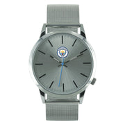 Manchester City FC Mens Mesh Strap Watch
