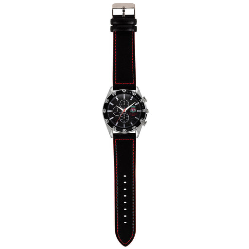 Liverpool FC Mens Leather Strap Chronograph Watch
