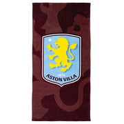 Aston Villa FC Shadow Crest Towel