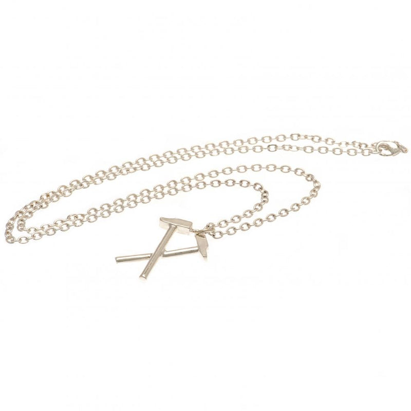 West Ham United FC Silver Plated Boxed Hammers Pendant