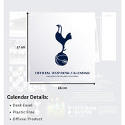 Tottenham Hotspur FC Desktop Calendar 2027