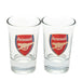 Arsenal FC 2pk Shot Glass Set - Excellent Pick