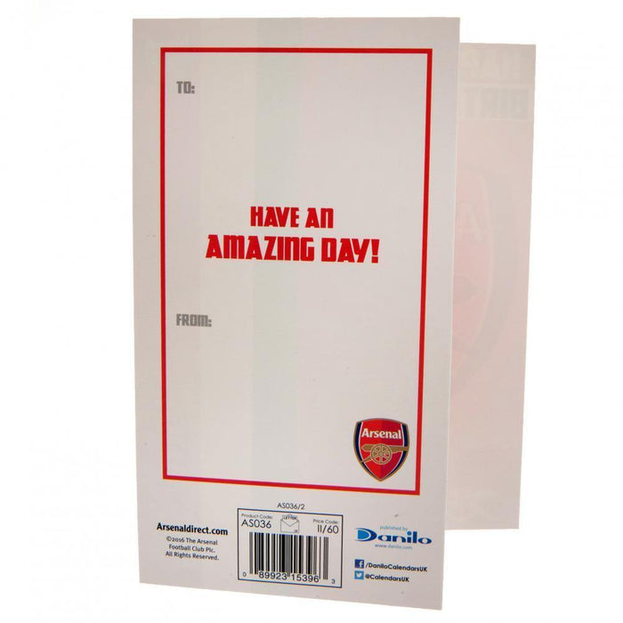 Arsenal FC Birthday Card - Excellent Pick