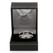 Arsenal FC Black Inlay Ring Large - Excellent Pick