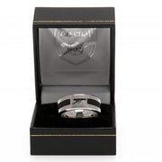 Arsenal FC Black Inlay Ring Small - Excellent Pick