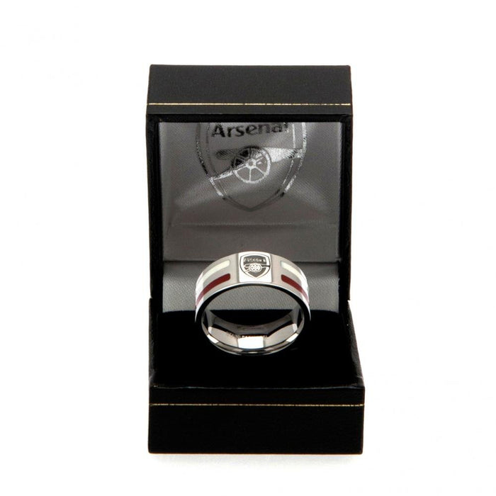 Arsenal FC Colour Stripe Ring Large - Excellent Pick