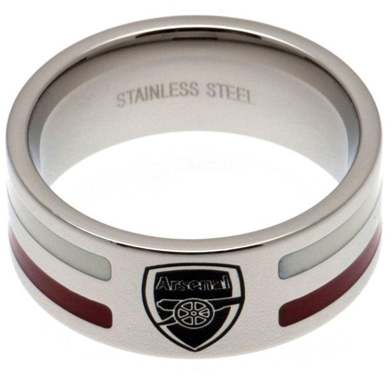 Arsenal FC Colour Stripe Ring Small - Excellent Pick