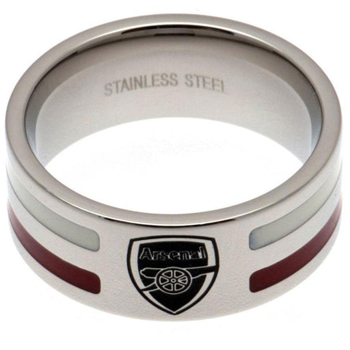 Arsenal FC Colour Stripe Ring Small - Excellent Pick