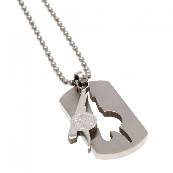Arsenal FC Dog Tag & Chain CO GN - Excellent Pick