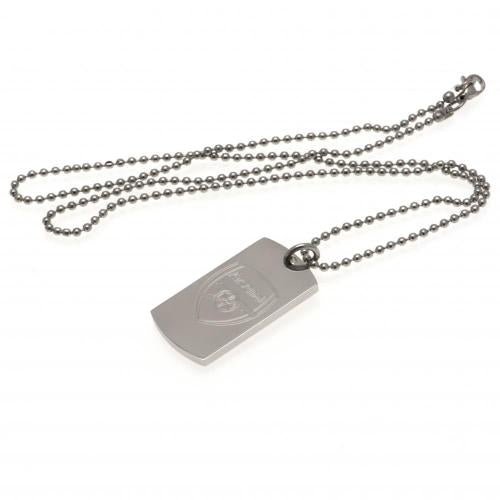 Arsenal FC Engraved Dog Tag & Chain - Excellent Pick