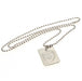 Arsenal FC Silver Plated Dog Tag & Chain - Excellent Pick