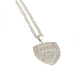 Arsenal FC Silver Plated Pendant & Chain XL - Excellent Pick