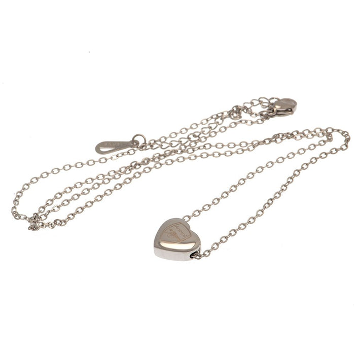 Arsenal FC Stainless Steel Heart Necklace - Excellent Pick