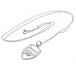 Arsenal FC Sterling Silver Pendant & Chain CR - Excellent Pick