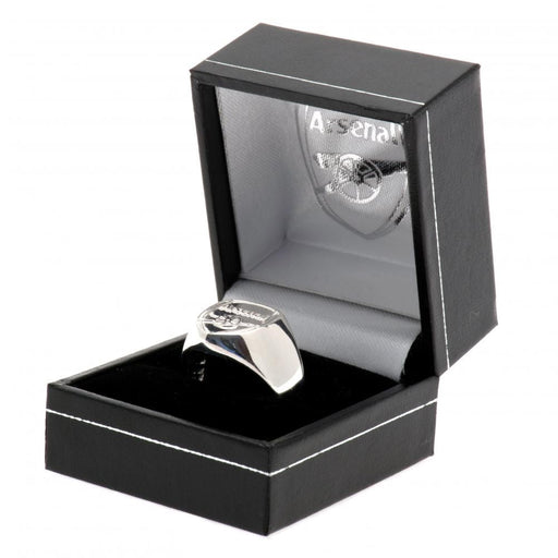 Arsenal FC Sterling Silver Ring Large - Excellent Pick