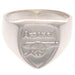 Arsenal FC Sterling Silver Ring Small - Excellent Pick