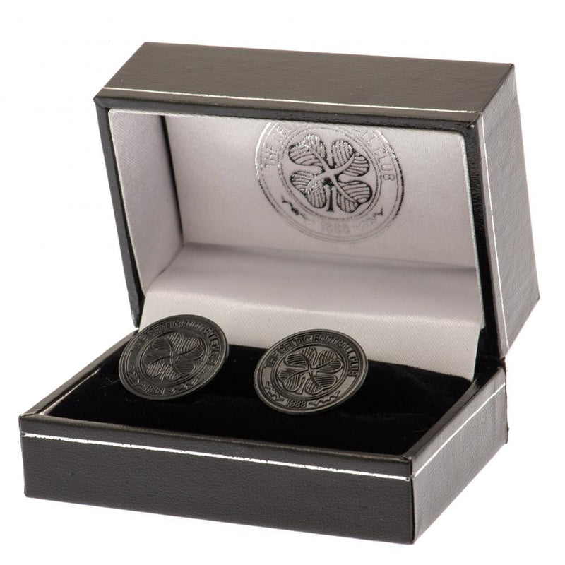 Celtic FC Black IP Cufflinks - Excellent Pick