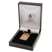 Chelsea FC Gold Plated Dog Tag & Chain - Excellent Pick